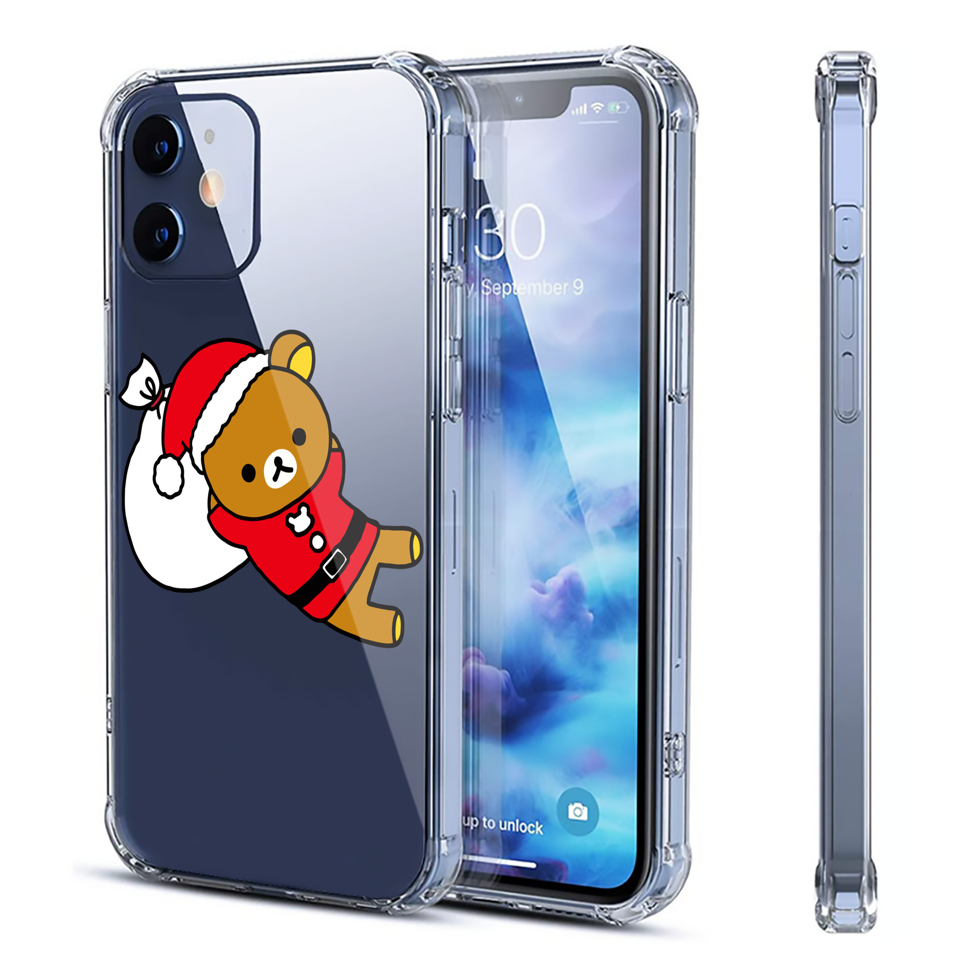 （画像用） リラックマ リラックマ キイロイトリ Rilakkuma Korilakkuma Kiiroitori 【iPhone 12シリーズ対応】透明スマホケース（クリアソフトケース）